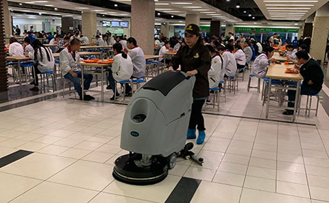手推式洗地機的結構組成以及工作使用原理