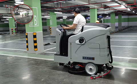 鎮(zhèn)江洗地機，地下停車場車庫都在用全自動洗地機