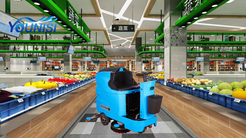 農(nóng)貿(mào)市場用江陰駕駛式洗地機(jī)