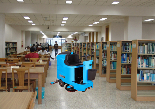 圖書館用駕駛式洗地機(jī)